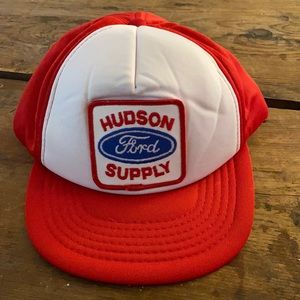 Vintage Ford Hudson Supply trucker hat